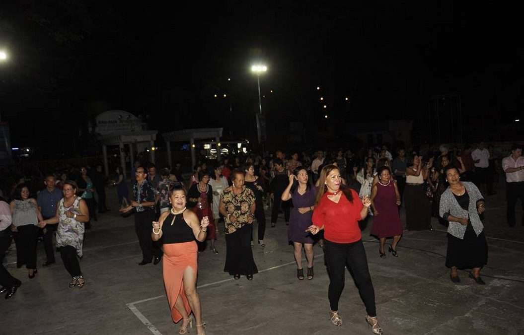 Ballroom enthusiasts set dance floor “on fire”
