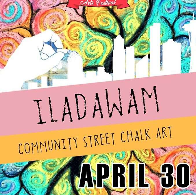 ILADAWAM Community Street Chalk Art