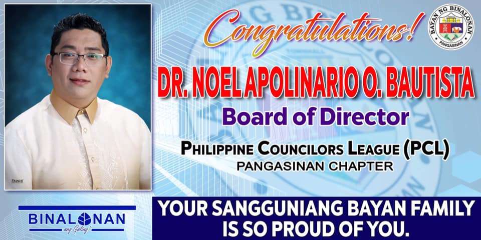 Councilor Bautista wins 3rd term in PCL Board of Directors