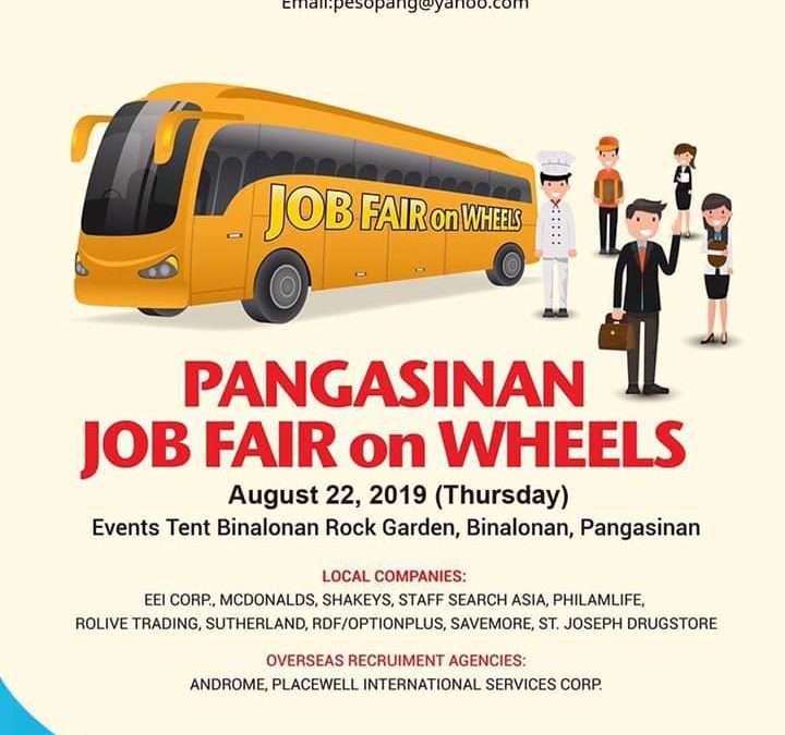 Pangasinan Job Fair on Wheels