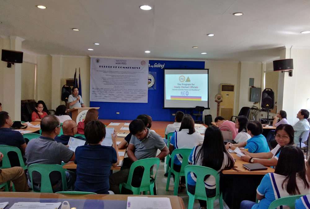 Municipal Officials, department heads attend Program for NEO Orientation Course