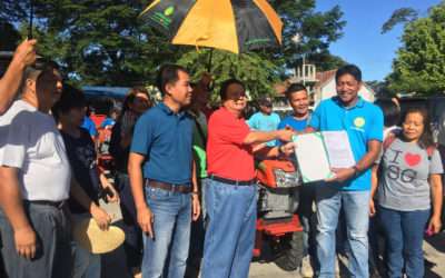 Binalonan farmer associations, cooperatives receive farm machineries