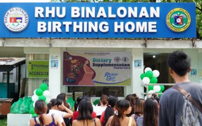 RHU-Binalonan Distributes Food Packs and Vitamins to Pregnant Women