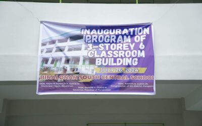 BLESSING AND INAUGURATION OF NEW 3-STORY BUILDING OF BINALONAN SOUTH CENTRAL SCHOOL