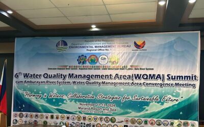 BINALONAN ATTENDS 6TH WATER QAULITY MANAGEMENT AREA (WQMA) SUMMIT